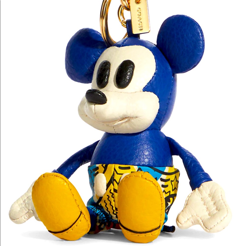 Coach Disney Mickey Mouse X Keith Haring Collectible Bag Charm - Picture 1 of 10